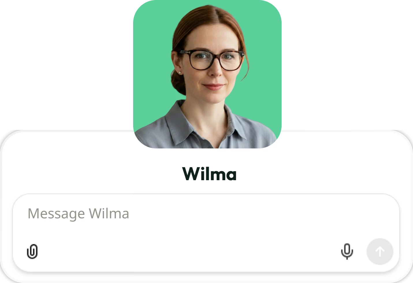 Chat with Wilma: message Wilma